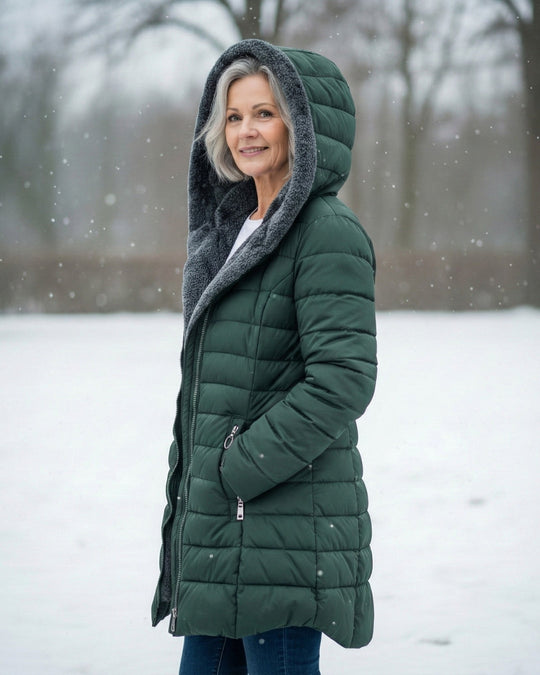 CLAUDÉ™ |Fleece-Lined Puffer Coat