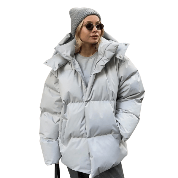 OSANG™ I Wattierte Jacke mit Kapuze aus Baumwolle