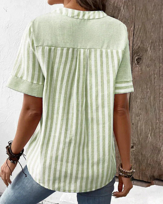 KELSA™ | Soft Striped Blouse