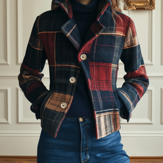 IRA™ | Classic Plaid Wool Jacket