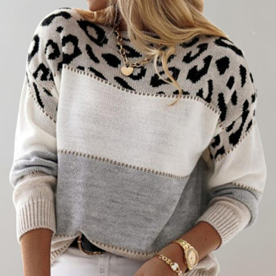 MELSA™ | Elegance Leopard Sweater