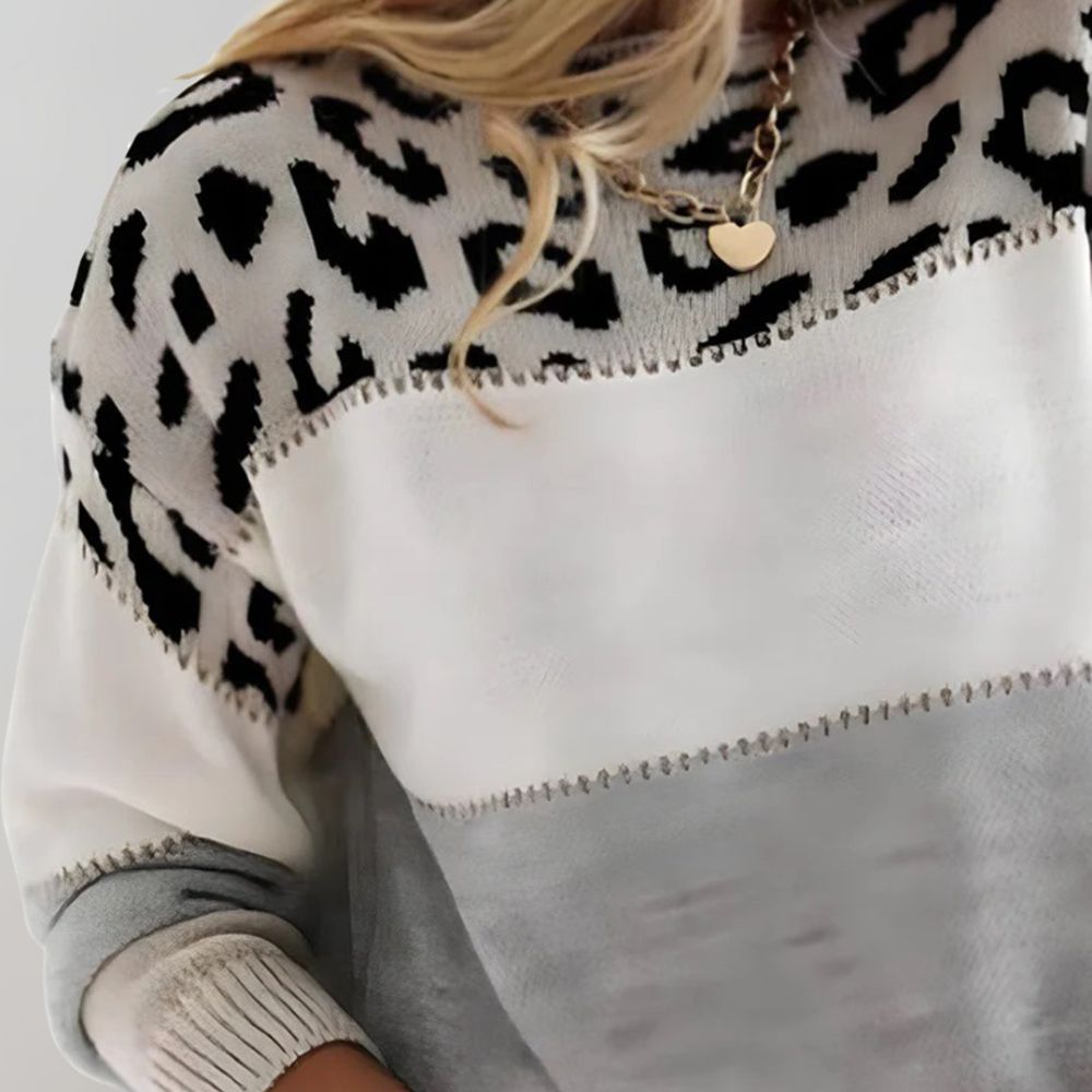 MELSA™ | Elegance Leopard Sweater