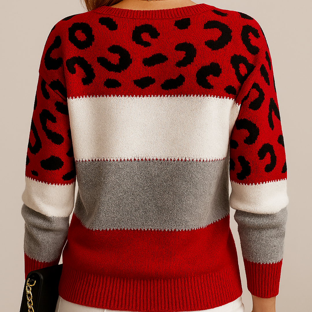 MELSA™ | Elegance Leopard Sweater