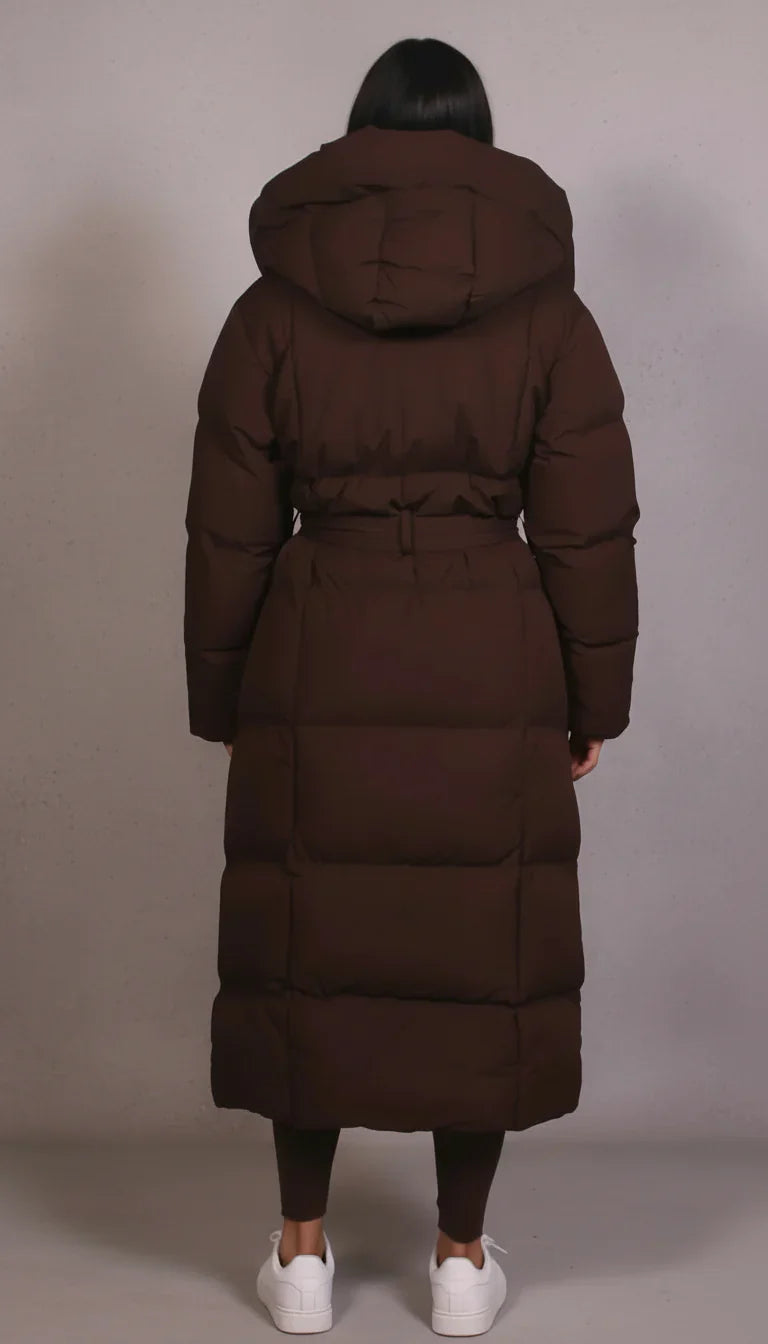 ROCHELLE™ | Luxurious longline puffer coat