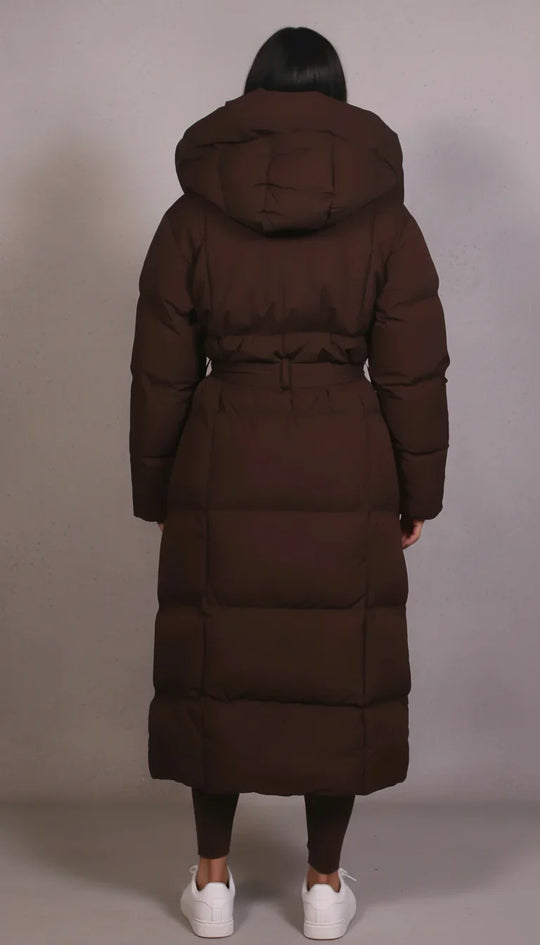 ROCHELLE™ | Luxurious longline puffer coat