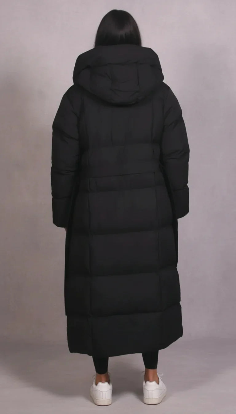ROCHELLE™ | Luxurious longline puffer coat