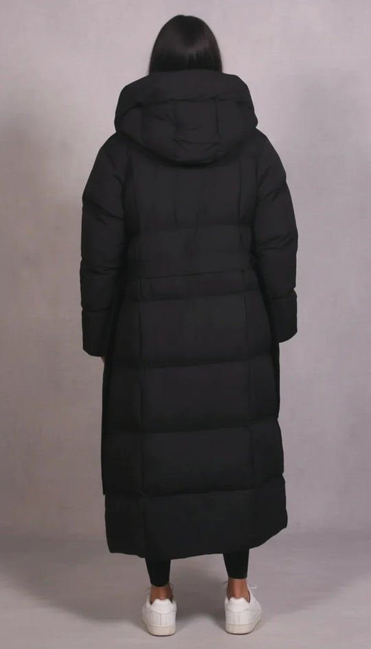 ROCHELLE™ | Luxurious longline puffer coat