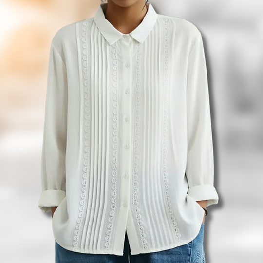 LOLES™ | Pleated Blonde Shirt