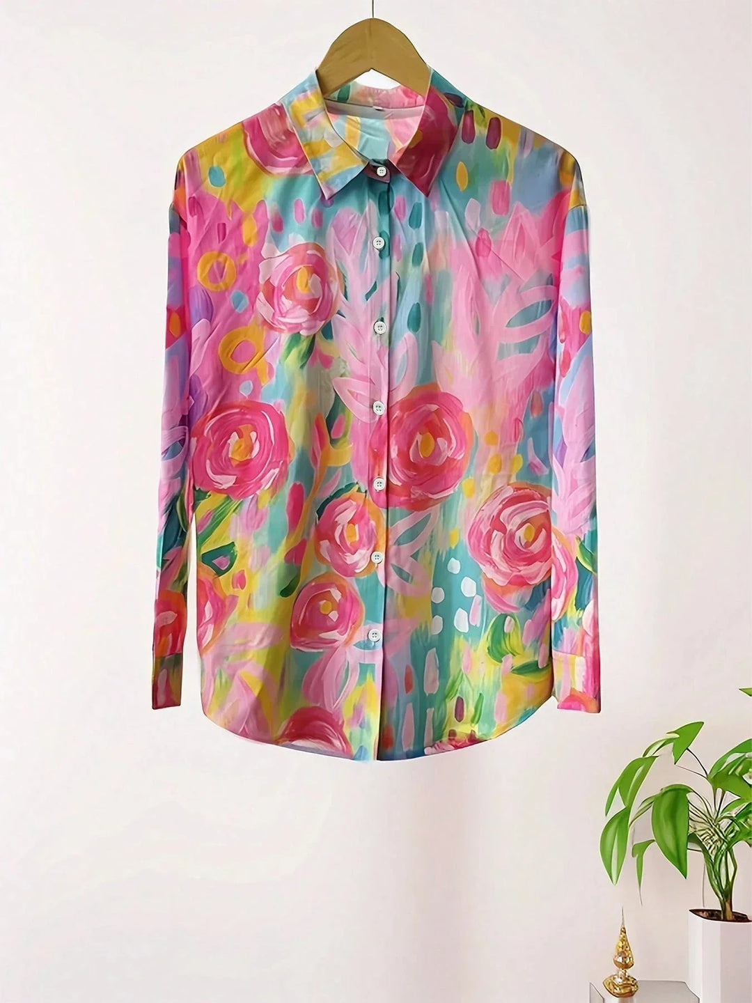 ASTRID™ | Colourful patterned blouse