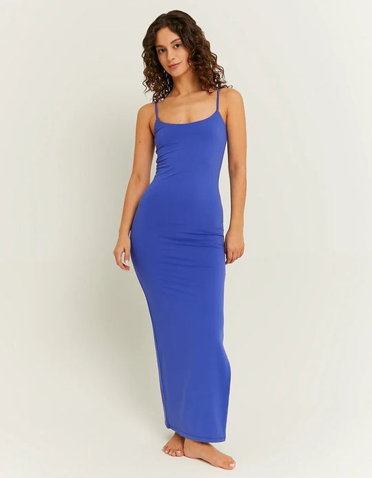 METTA™ | Weißes Kleid mit Gleitsitz