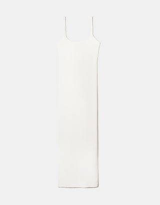 METTA™ | Weißes Kleid mit Gleitsitz