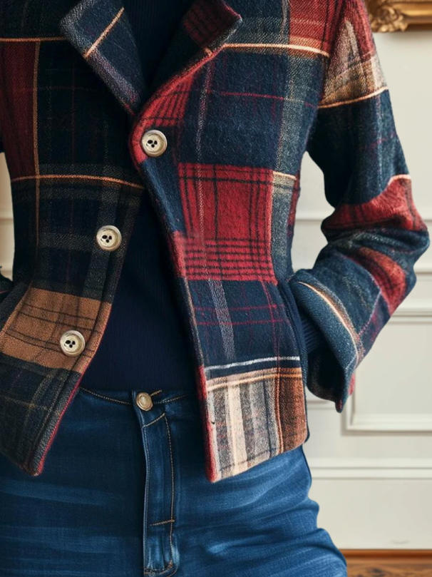 IRA™ | Classic Plaid Wool Jacket