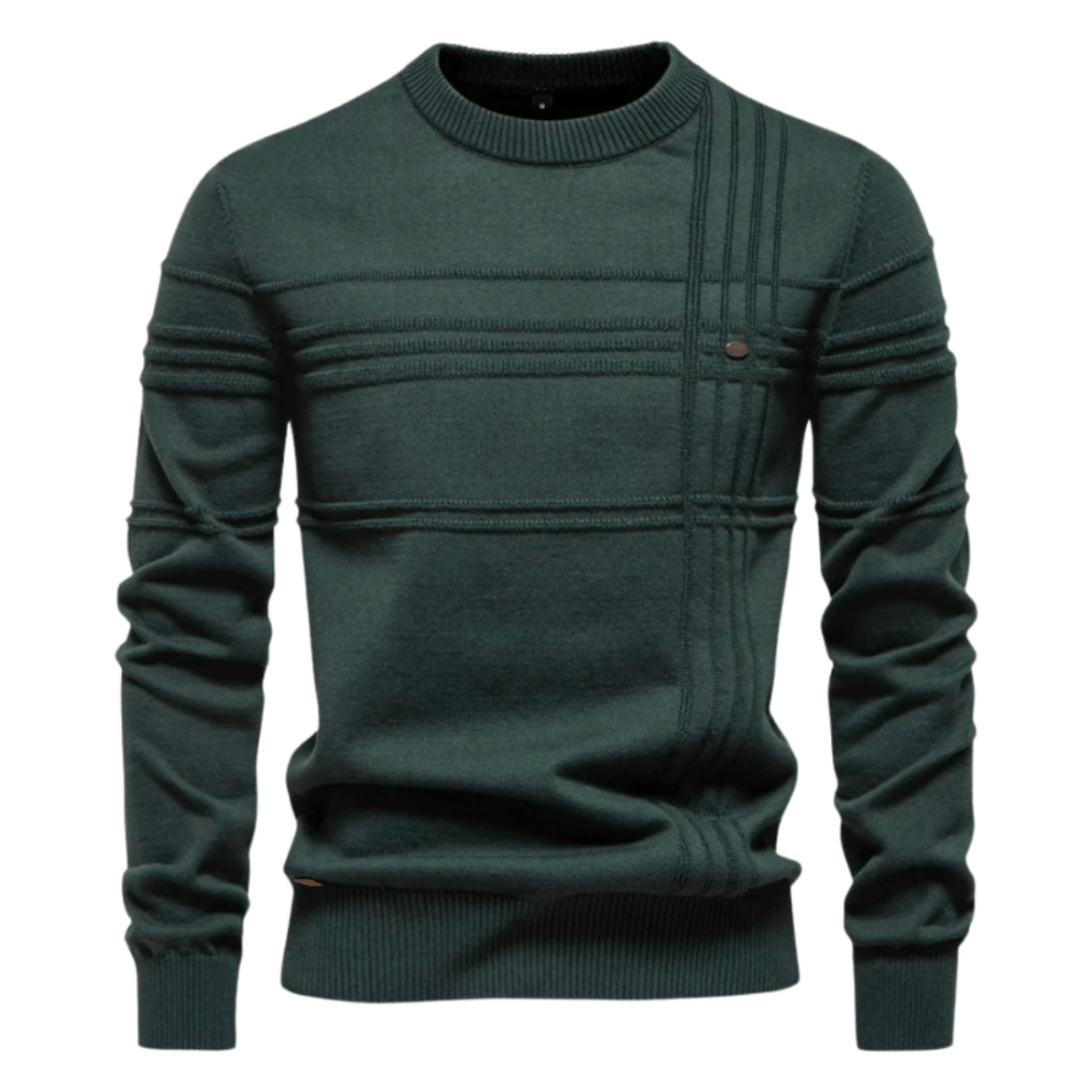 KEVIN™ | Stylish men's jumper with diamond pattern
