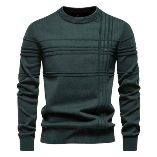 KEVIN™ | Stylish men's jumper with diamond pattern