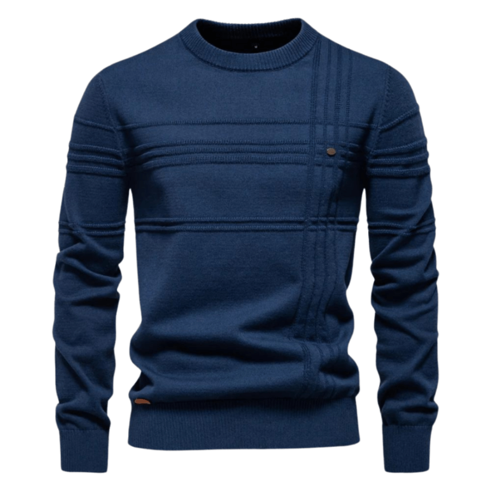 KEVIN™ | Stylish men's jumper with diamond pattern