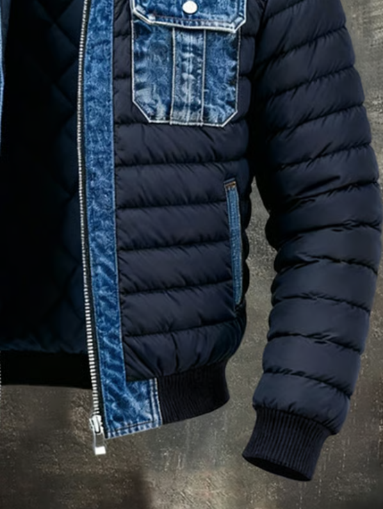 JEREMY™ | Hybrid Denim quilted jacket