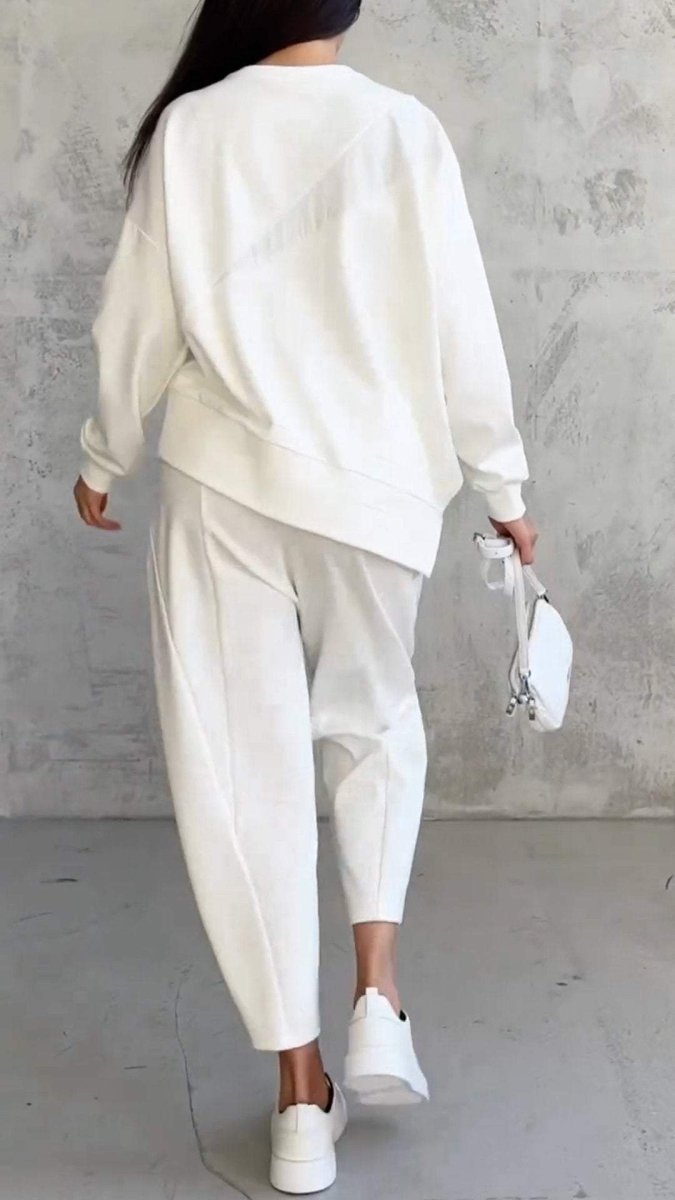 BABETTE™ | Zweiteiliges Set mit Rundhalsausschnitt und langen Ärmeln