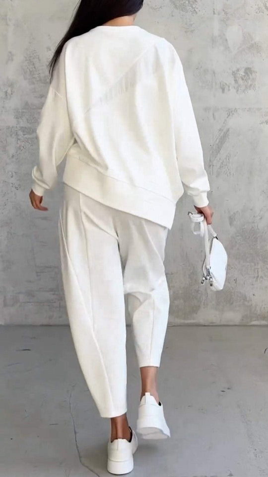 BABETTE™ | Zweiteiliges Set mit Rundhalsausschnitt und langen Ärmeln