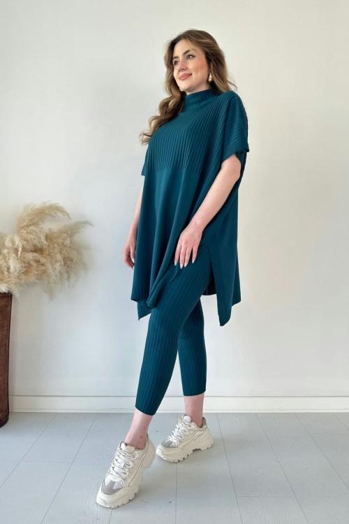 JACKIE™ | Zweiteiliges gestricktes Stretch-Damenset (Oberteil + Hose)