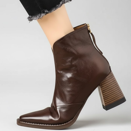 ROSALIA™ | Luxury Mid-Heel Ankle Boots