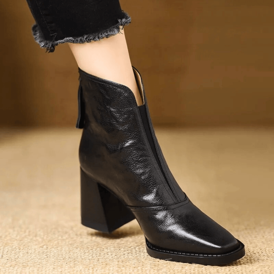 ROSALIA™ | Luxury Mid-Heel Ankle Boots