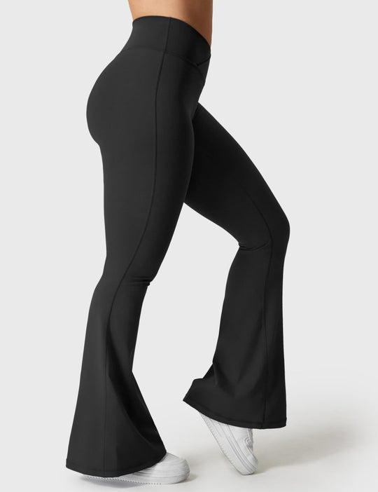 KOURTNEY™ | Flared leggings with V-waist