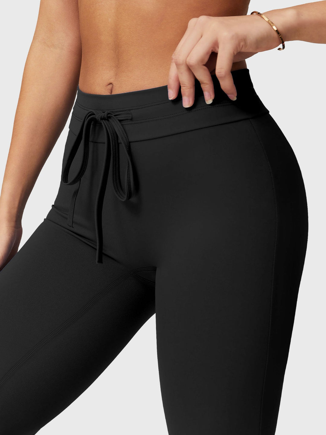 LELI ™ | Leggings with drawstring and flared leg