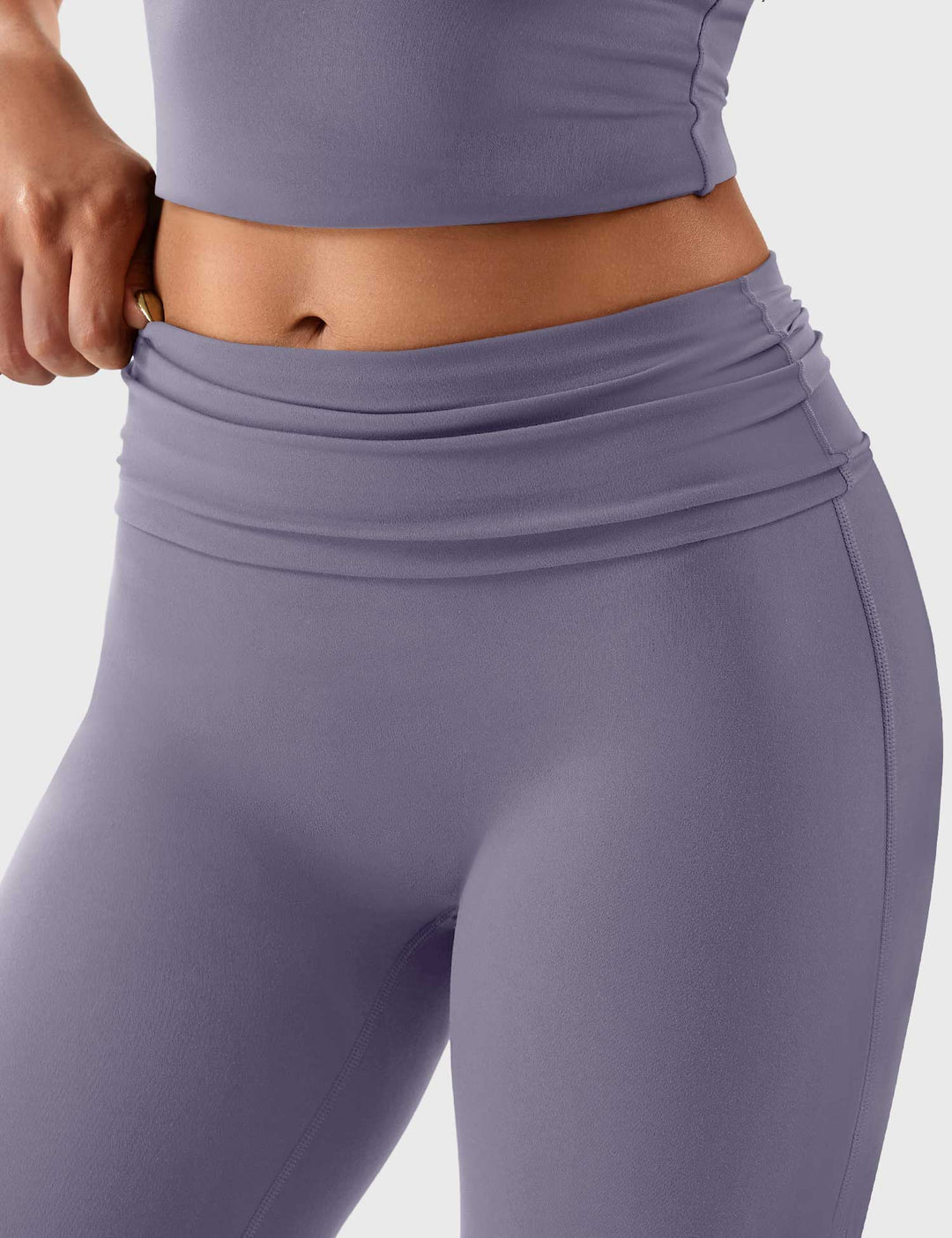 SEVIL™ | Leggings with turned-up waistband